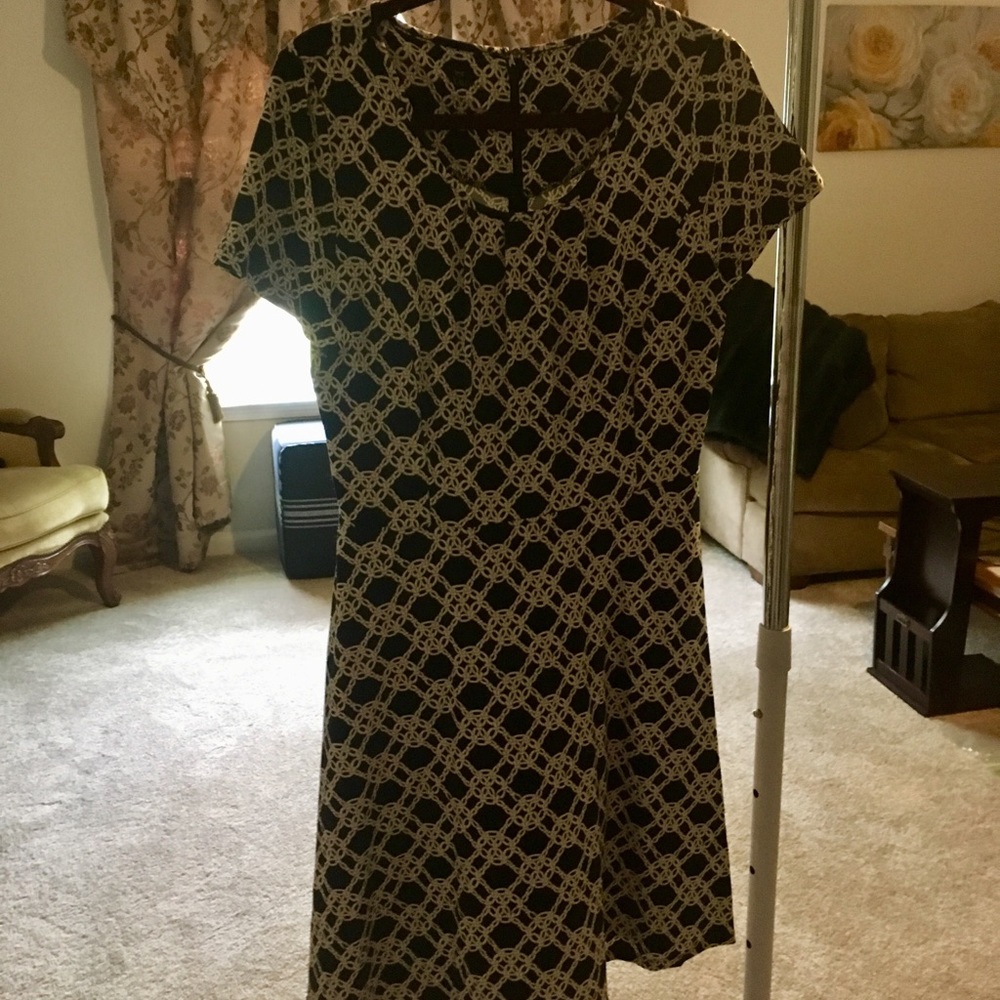 Talbots jersey knit nautical dress
